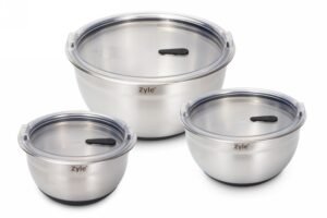 Metalinių dubenėlių rinkinys ZY193MMB