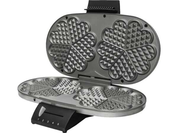 Elektrinė dviguba čirvinių blynų keptuvė, 1200W, Ø16,5 cm, dviguba CLO1329 - Image 2