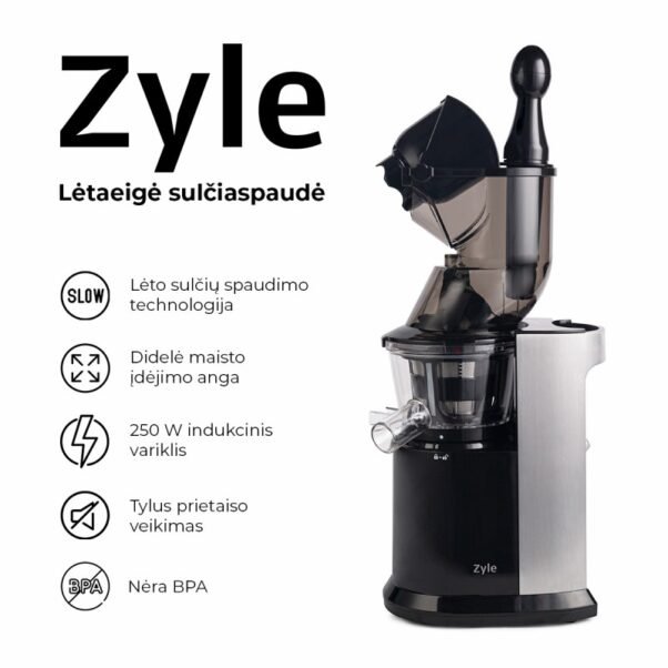 Lėtaeigė sulčiaspaudė Zyle ZY378BSJ - Image 8