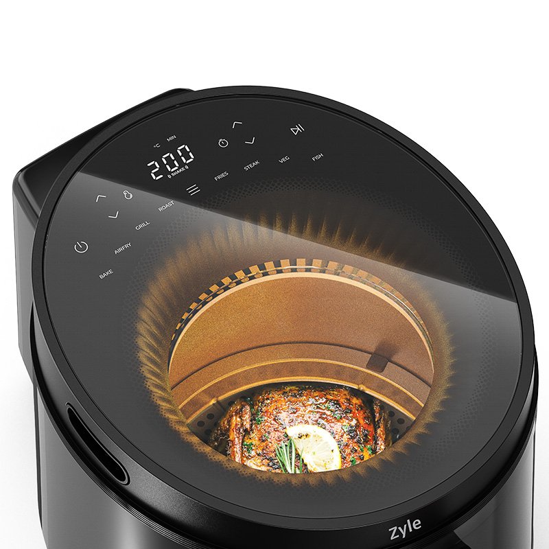 Karšto oro gruzdintuvė Zyle ZY502BAF - Image 3