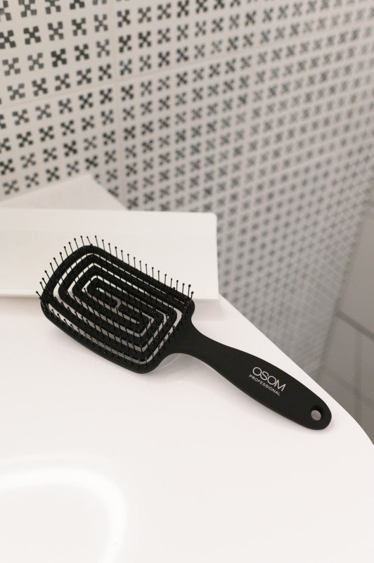 Šepetys plaukams, nailono, kvadratinis OSOM99571 - Image 3