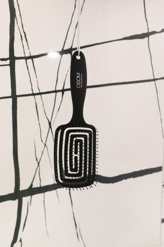 Šepetys plaukams, nailono, kvadratinis OSOM99571 - Image 2