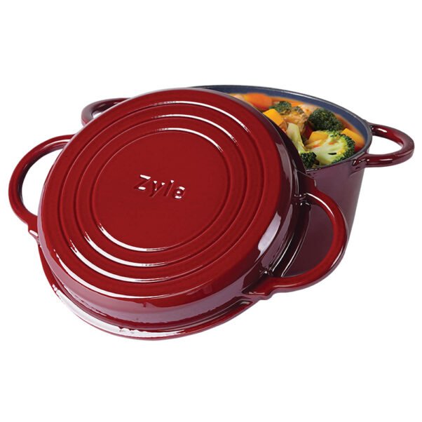 Apvalus emaliuotas ketaus puodas ZY12RKI - Image 6