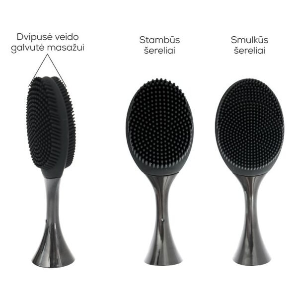 Įkraunamas, elektrinis, garsinis dantų šepetėlis, juodas OSOMORALT40BL - Image 12