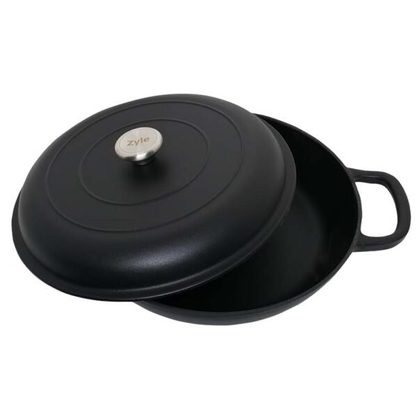 Apvalus emaliuotas ketaus puodas ZY030CBKI - Image 3