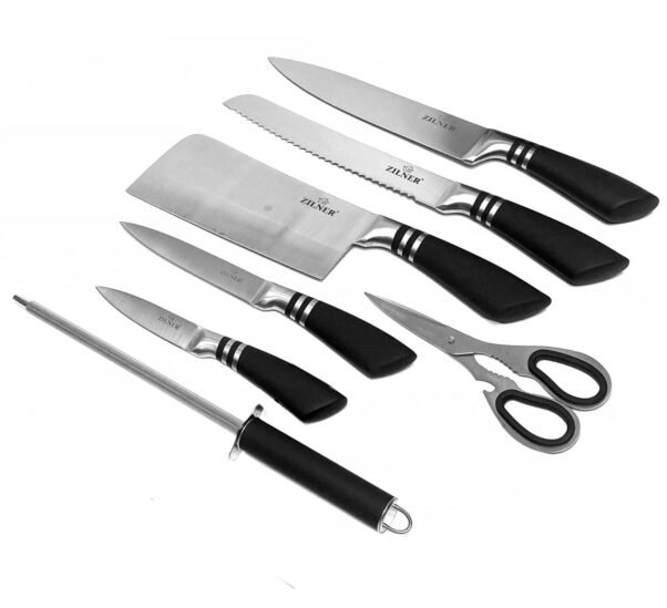 8 dalių nerūdijančio plieno peilių rinkinys ZILNER ZL-5111 - Image 3