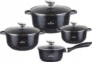 8 dalių rinkinys su keramikine-marmurine danga ZILNER ZL-7146/8529