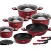 15 dalių indų rinkinys ZILNER CHERRY RED ZL-8516