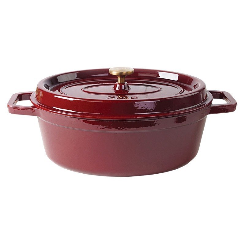 Ovalus emaliuotas ketaus puodas Zyle ZY040RKI