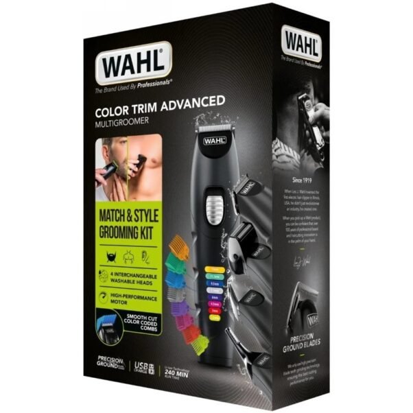 Universali plaukų kirpimo mašinėlė-trimeris WAHL Home Color Trim Multigroomer WAH09893-0464 - Image 3