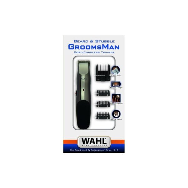 Įkraunama plaukų kantavimo mašinėlė-trimeris Wahl Home GroomsMan Rechargeable Trimmer 9918-1416 - Image 7