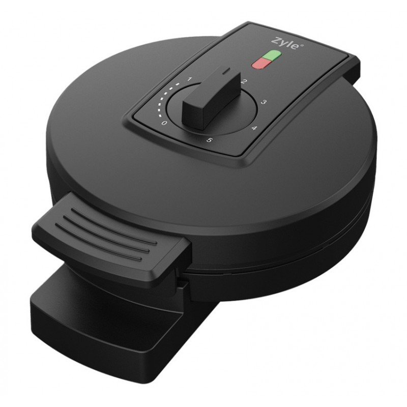 Čirvinių blynų keptuvė Zyle ZY321BL, Ø 18,5 cm, juoda, 900 W