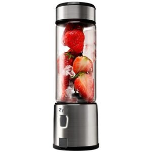 Įkraunama nešiojama kokteilinė su titanu dengtais ašmenimis Zyle ZY03RBS