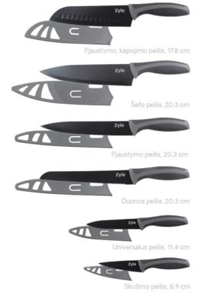 *Peilių rinkinys, ZY191SET
