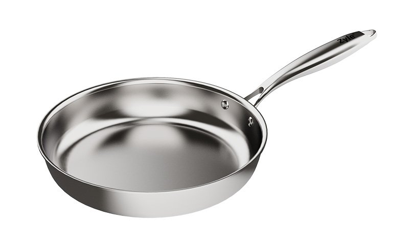 Indukcinė nerūdijančio plieno keptuvė Zyle Ø26 cm ZY2026FP