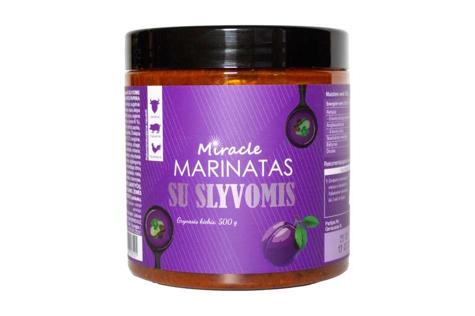 MIRACLE su Slyvomis ir Chalapos paprika