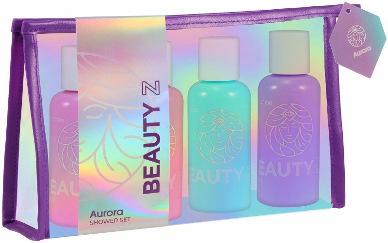 Kūno ir plaukų priežiūros priemonių rinkinys Beauty Z AUR2002, bijūnų ir rožių kvapo
