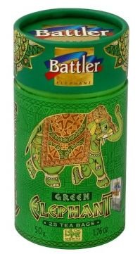 Žalioji Ceilono arbata Battler Green Elephant BT-GL-3180