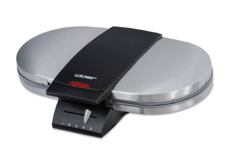 Elektrinė dviguba čirvinių blynų keptuvė, 1700W, Ø16,5 cm, dviguba CLO1329