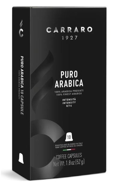 Malta kava kapsulėse Carraro Puro Arabica CR51CPA10