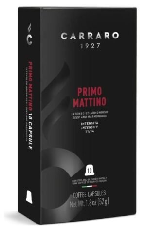 Malta kava kapsulėse Carraro Primo Mattino CR51CPM10