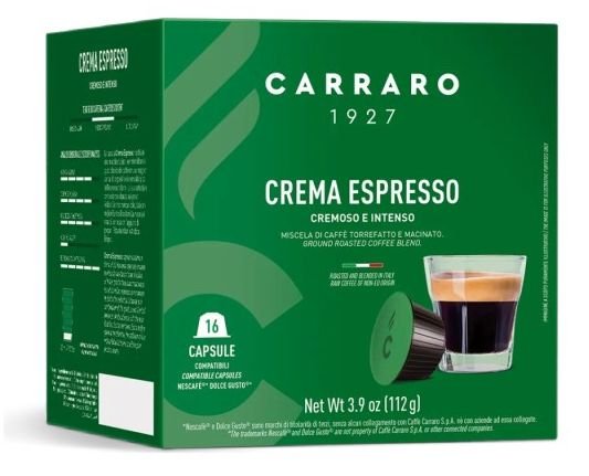 Malta kava kapsulėse Carraro Crema Espresso CR52CNR16