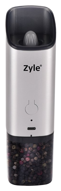 Įkraunamas druskos ir pipirų malūnėlis Zyle ZY9701GR