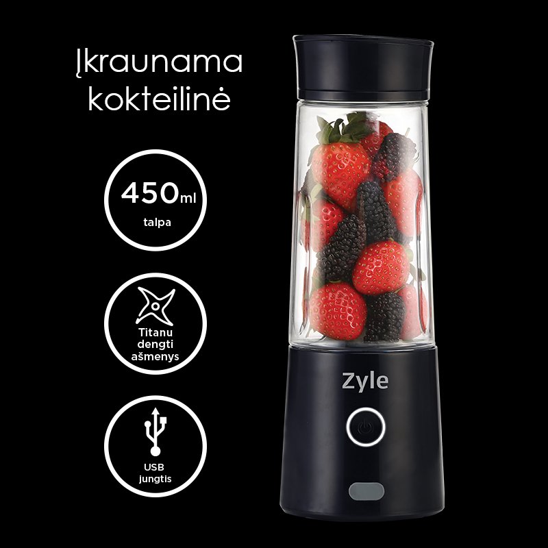 *Pakraunama kokteilinė Zyle ZY015RBB - Image 2