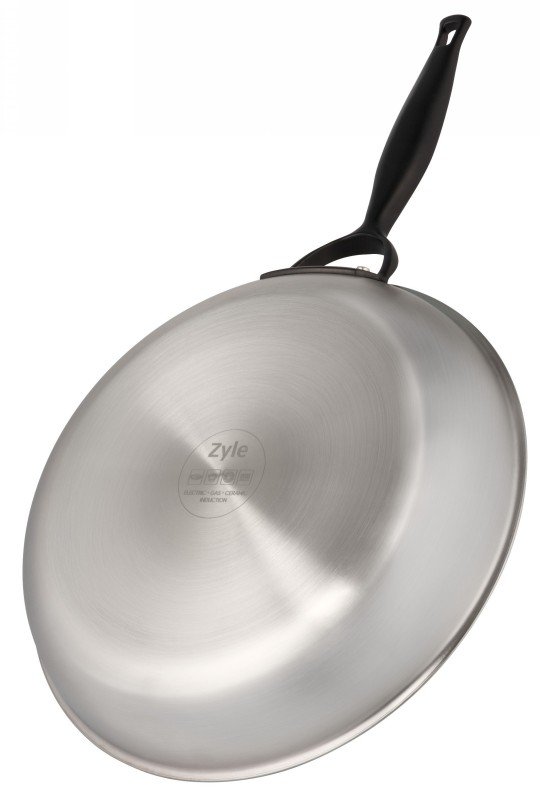 Indukcinė nerūdijančio plieno keptuvė Zyle ZY1028FP,Ø28 cm - Image 2