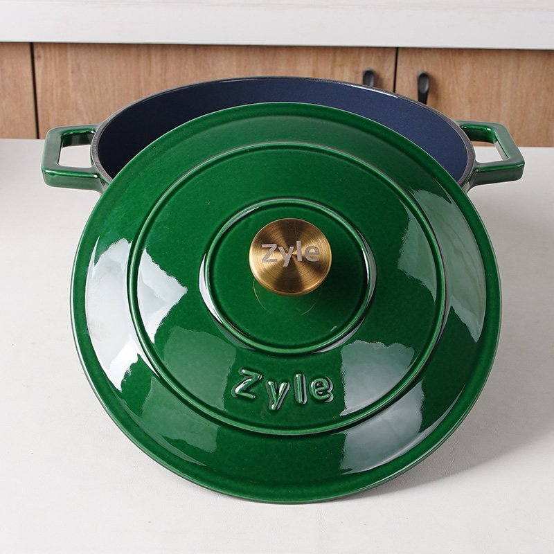 Apvalus emaliuotas ketaus puodas ZY020GRKI ,6 l - Image 3