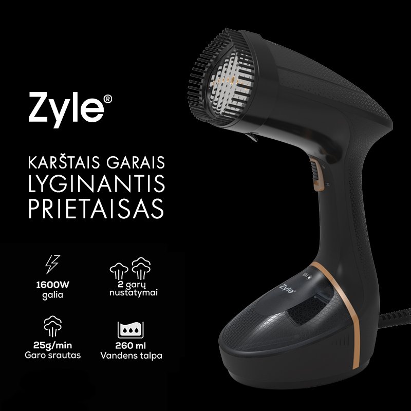 Prietaisas lyginantis karštais garais Zyle ZY539GS - Image 4