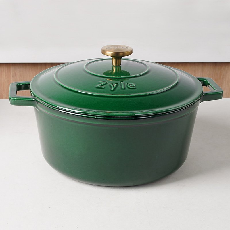 Apvalus emaliuotas ketaus puodas ZY020GRKI ,6 l - Image 6